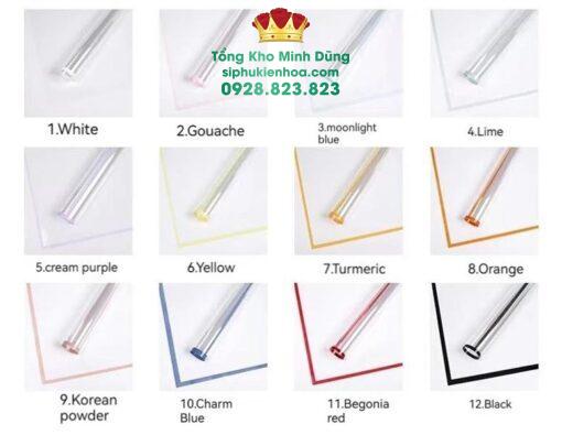 Giấy Kiếng Trong Viền Màu Cao Cấp - Ảnh 3