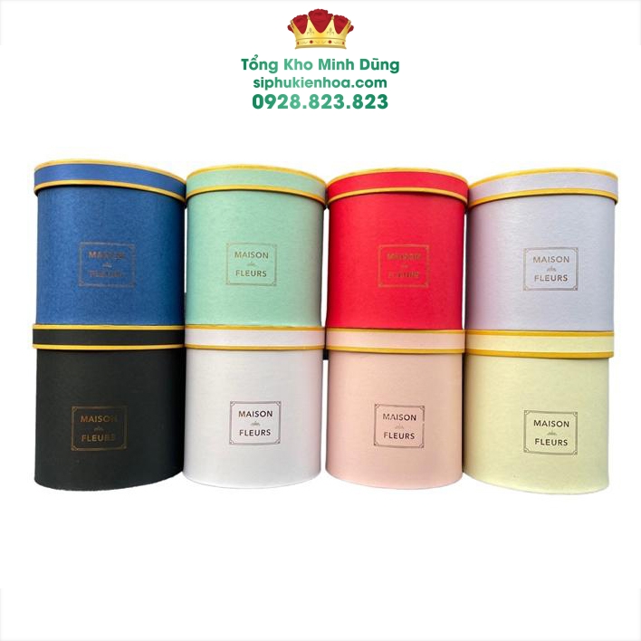 Set 3 Hộp Tròn Cắm Hoa Cao Cấp - Sỉ Phụ Kiện Hoa Set 3 Hộp Tròn Cắm Hoa Cao Cấp - Ảnh 2