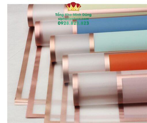 Giấy 1 Mặt Họa Tiết 2 Viền Đồng Cao Cấp - Ảnh 3
