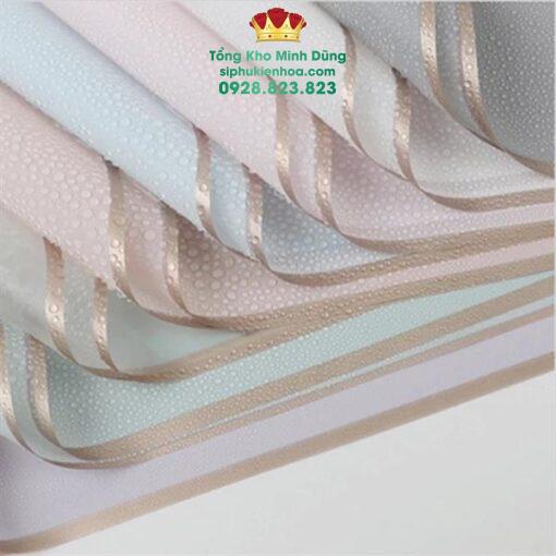 Giấy 1 Mặt Họa Tiết Viền Đồng Cao Cấp - Ảnh 4