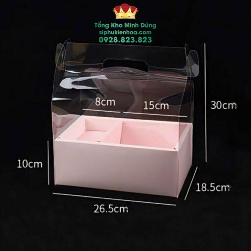 Giỏ Mika Vali 2 Ngăn Cao Cấp (Set 5 Cái) - Ảnh 4
