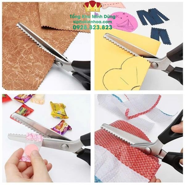 Kéo Răng Cưa Cao Cấp - Sỉ Phụ Kiện Hoa Kéo Răng Cưa Cao Cấp - Ảnh 2