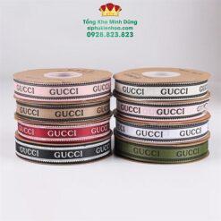 Ruy Băng 2Cm Chữ Gucci Cao Cấp