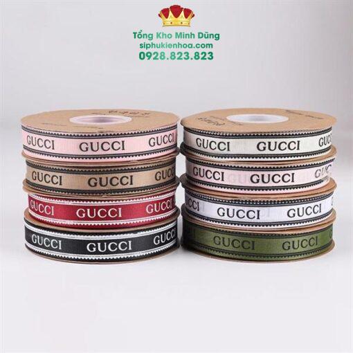 Ruy Băng 2Cm Chữ Gucci Cao Cấp