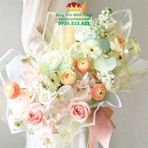 Giấy 1 Mặt Họa Tiết Kiếng Viền Rộng Cao Cấp - Ảnh 5
