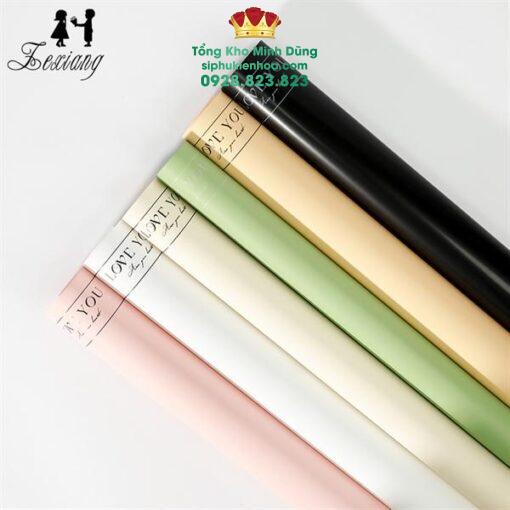 Giấy 2 Mặt Họa Tiết 2 Đầu Love You Cao Cấp - Ảnh 3