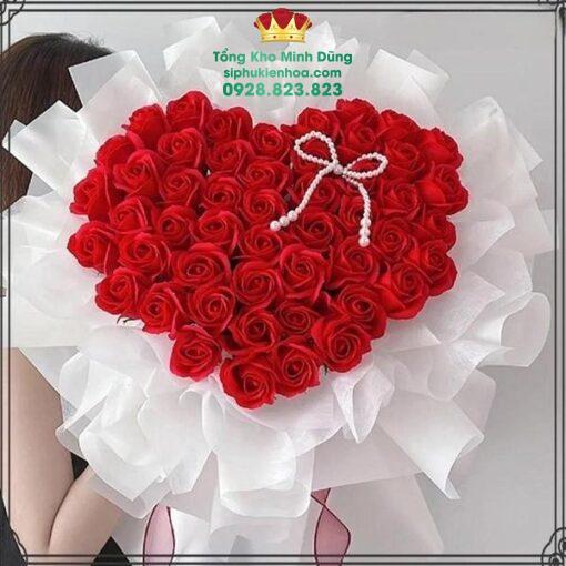 Khung Tim Nhựa Bó Hoa Cao Cấp (Set 6 Khung) - Ảnh 4