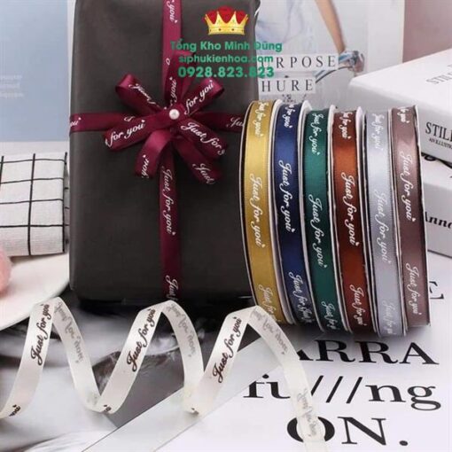 Ruy Băng 1Cm Just For You Cao Cấp - Ảnh 5
