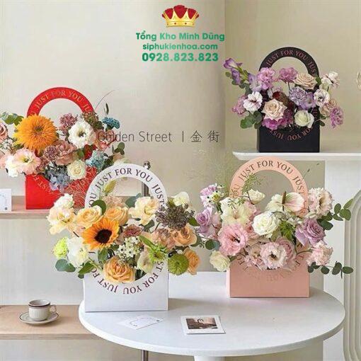 Túi Giấy Cắm Hoa Viền Chữ Cao Cấp (Set 10 Cái) - Ảnh 5