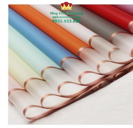 Giấy 1 Mặt Họa Tiết 2 Viền Đồng Cao Cấp - Ảnh 2