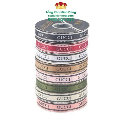 Ruy Băng 2Cm Chữ Gucci Cao Cấp - Ảnh 5