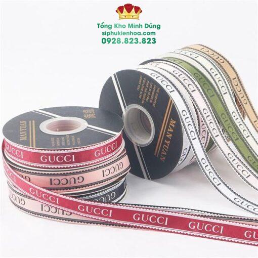 Ruy Băng 2Cm Chữ Gucci Cao Cấp - Ảnh 3