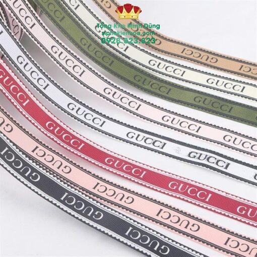 Ruy Băng 2Cm Chữ Gucci Cao Cấp - Ảnh 4