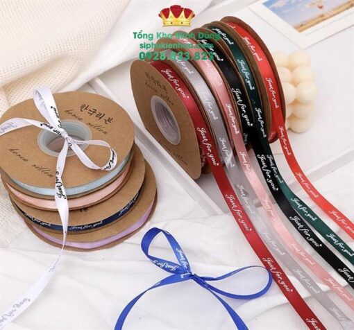 Ruy Băng 1Cm Just For You Cao Cấp - Ảnh 4
