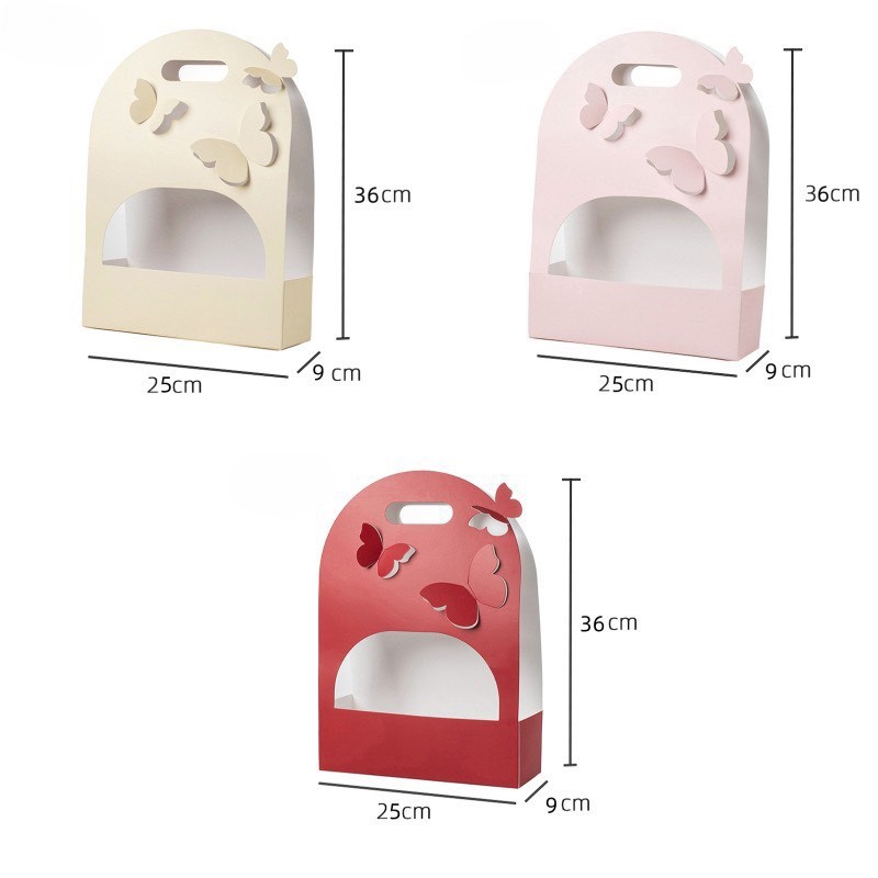 Túi Cắm Hoa Trang Trí Bướm Xinh Cao Cấp (Set 10 Cái)