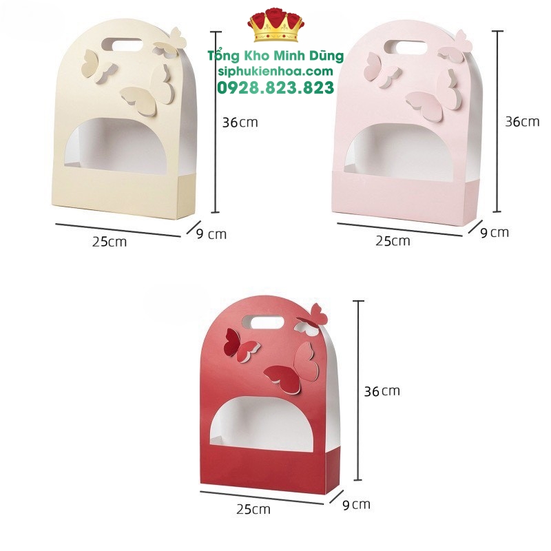 Túi Cắm Hoa Trang Trí Bướm Xinh Cao Cấp (Set 10 Cái) - Sỉ Phụ Kiện Hoa Túi Cắm Hoa Trang Trí Bướm Xinh Cao Cấp (Set 10 Cái)