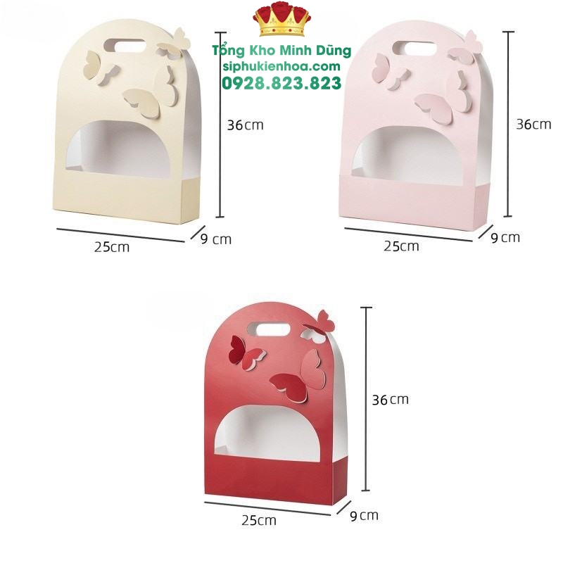 Túi Cắm Hoa Trang Trí Bướm Xinh Cao Cấp (Set 10 Cái) - Sỉ Phụ Kiện Hoa Túi Cắm Hoa Trang Trí Bướm Xinh Cao Cấp (Set 10 Cái)