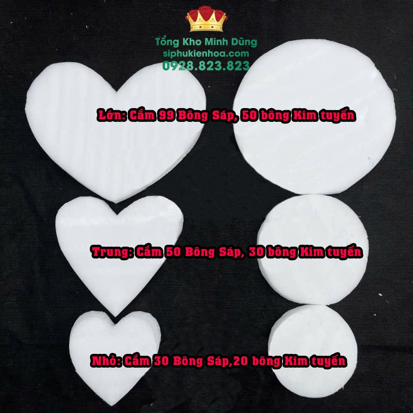 Xốp Dẻo Phôi Cắm Hoa Cao Cấp - Sỉ Phụ Kiện Hoa Xốp Dẻo Phôi Cắm Hoa Cao Cấp - Ảnh 4