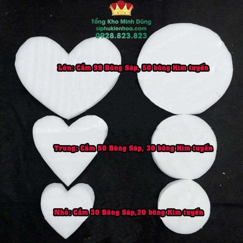 Xốp Dẻo Phôi Cắm Hoa Cao Cấp - Sỉ Phụ Kiện Hoa Xốp Dẻo Phôi Cắm Hoa Cao Cấp - Ảnh 4