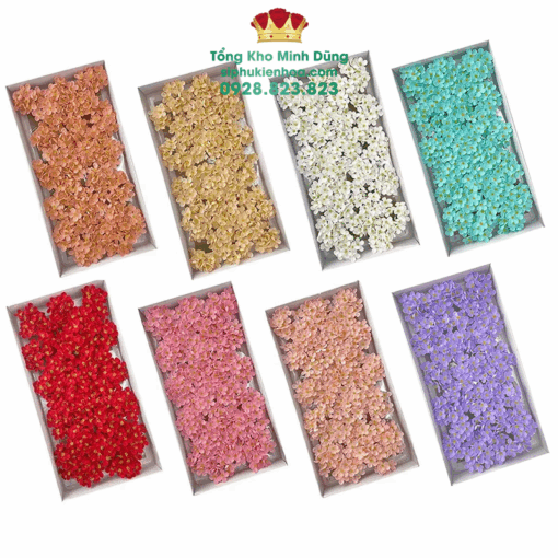 Hoa Sáp Cẩm Tú Cầu Lớn Hq Cao Cấp (Hộp 25B Cụm To) - Ảnh 4