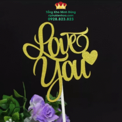Toper Chữ Love You Cao Cấp (1 Bịch 10 Cái)
