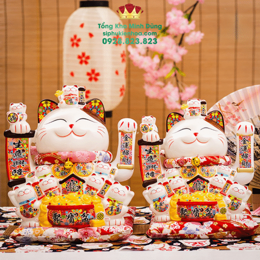 Mèo Thần Tài Cao Cấp Size 32cm - Ảnh 2
