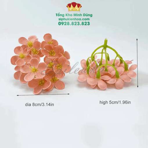 Hoa Sáp Cẩm Tú Cầu Lớn Hq Cao Cấp (Hộp 25B Cụm To) - Ảnh 2