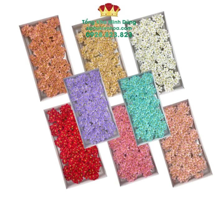 Hoa Sáp Cẩm Tú Cầu Lớn Hq Cao Cấp (Hộp 25B Cụm To)
