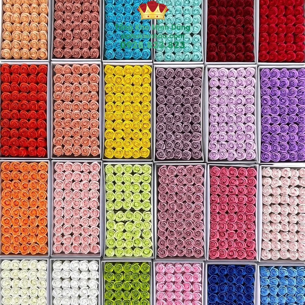 Đầu Bông Hoa Sáp 4 Lớp Cánh Tim Hàn Quốc Cao Cấp - Sỉ Phụ Kiện Hoa Đầu Bông Hoa Sáp 4 Lớp Cánh Tim Hàn Quốc Cao Cấp