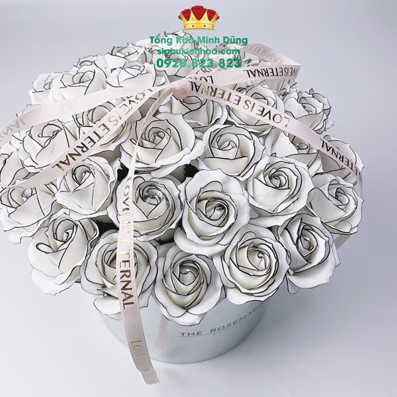 Đầu Bông 7L Viền Cánh Vip Cao Cấp (Hộp 18 Bông) - Sỉ Phụ Kiện Hoa Đầu Bông 7L Viền Cánh Vip Cao Cấp (Hộp 18 Bông) - Ảnh 2
