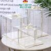 Hộp Trụ Mika Vuông Cao Cấp (Set 5 Cái) - Sỉ Phụ Kiện Hoa Hộp Trụ Mika Vuông Cao Cấp (Set 5 Cái) - Sỉ Phụ Kiện Hoa