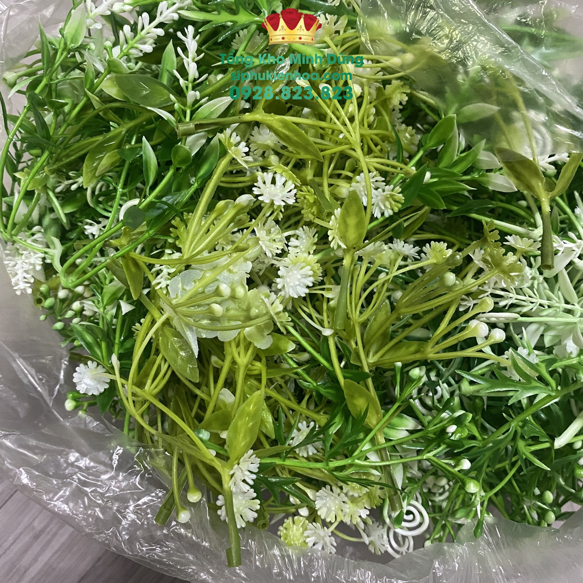 Cỏ Lá Điểm Cắm Hoa Cao Cấp (Nửa Kg) - Sỉ Phụ Kiện Hoa Cỏ Lá Điểm Cắm Hoa Cao Cấp (Nửa Kg) - Ảnh 2