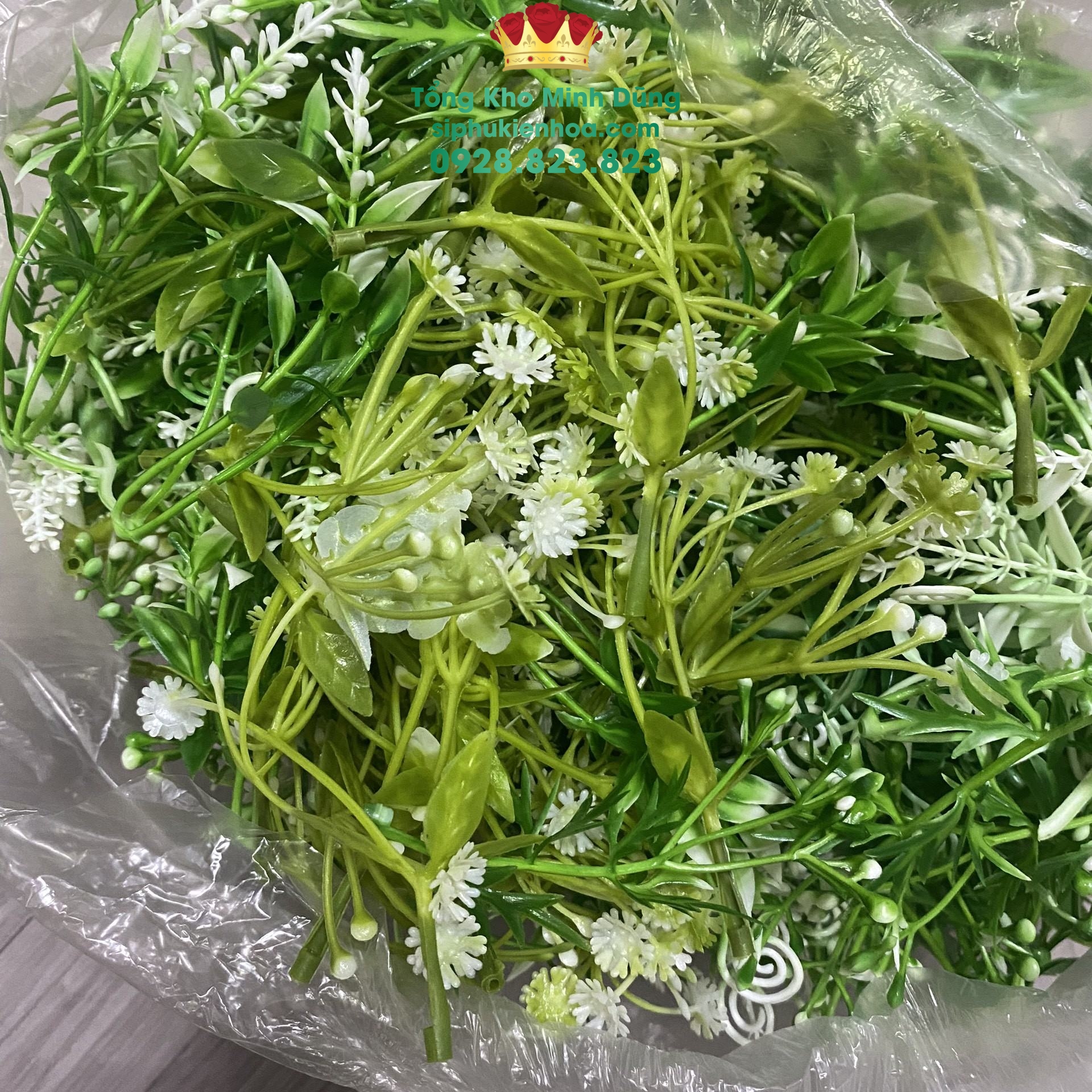 Cỏ Lá Điểm Cắm Hoa Cao Cấp (Nửa Kg) - Sỉ Phụ Kiện Hoa Cỏ Lá Điểm Cắm Hoa Cao Cấp (Nửa Kg) - Ảnh 2