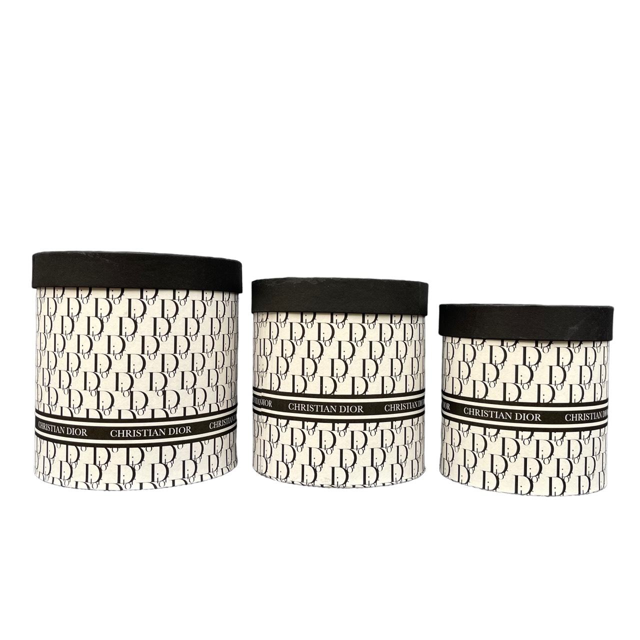 Set 3 Hộp Tròn Cắm Hoa Thương Hiệu Cao Cấp - Sỉ Phụ Kiện Hoa Set 3 Hộp Tròn Cắm Hoa Thương Hiệu Cao Cấp