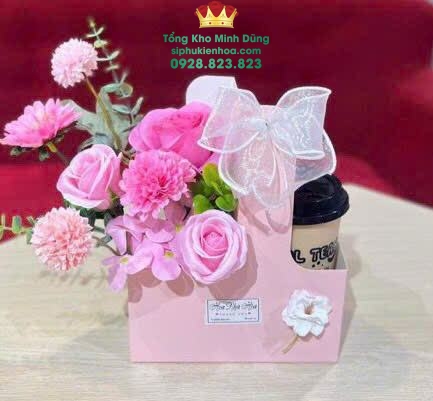 Túi Đựng Ly Nước 2 Ngăn Cao Cấp (22X17X8Cm) - Set 10 Cái - Sỉ Phụ Kiện Hoa Túi Đựng Ly Nước 2 Ngăn Cao Cấp (22X17X8Cm) - Set 10 Cái - Ảnh 4