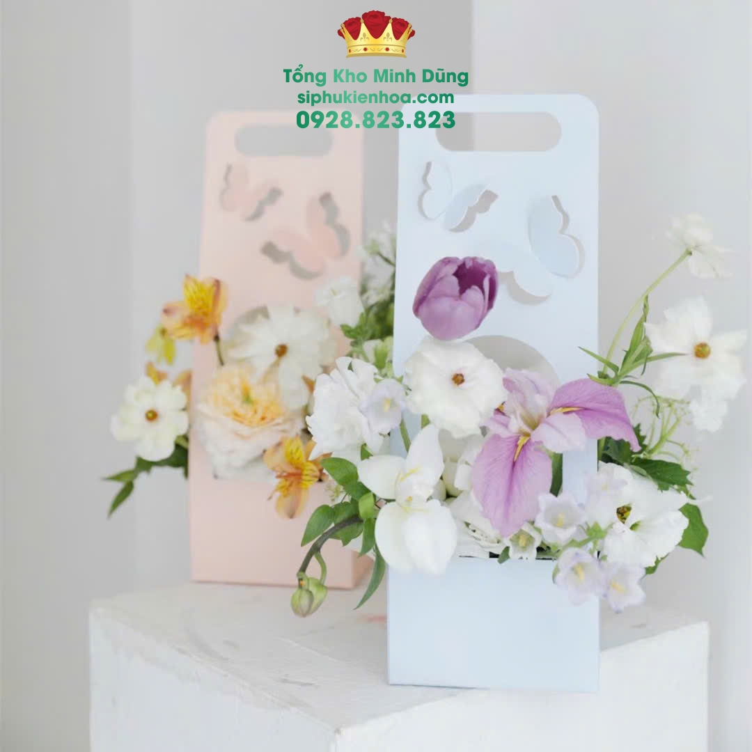 Túi Cắm Hoa Bướm Size Nhỏ Cao Cấp (Set 10 Cái) - Sỉ Phụ Kiện Hoa Túi Cắm Hoa Bướm Size Nhỏ Cao Cấp (Set 10 Cái) - Ảnh 2