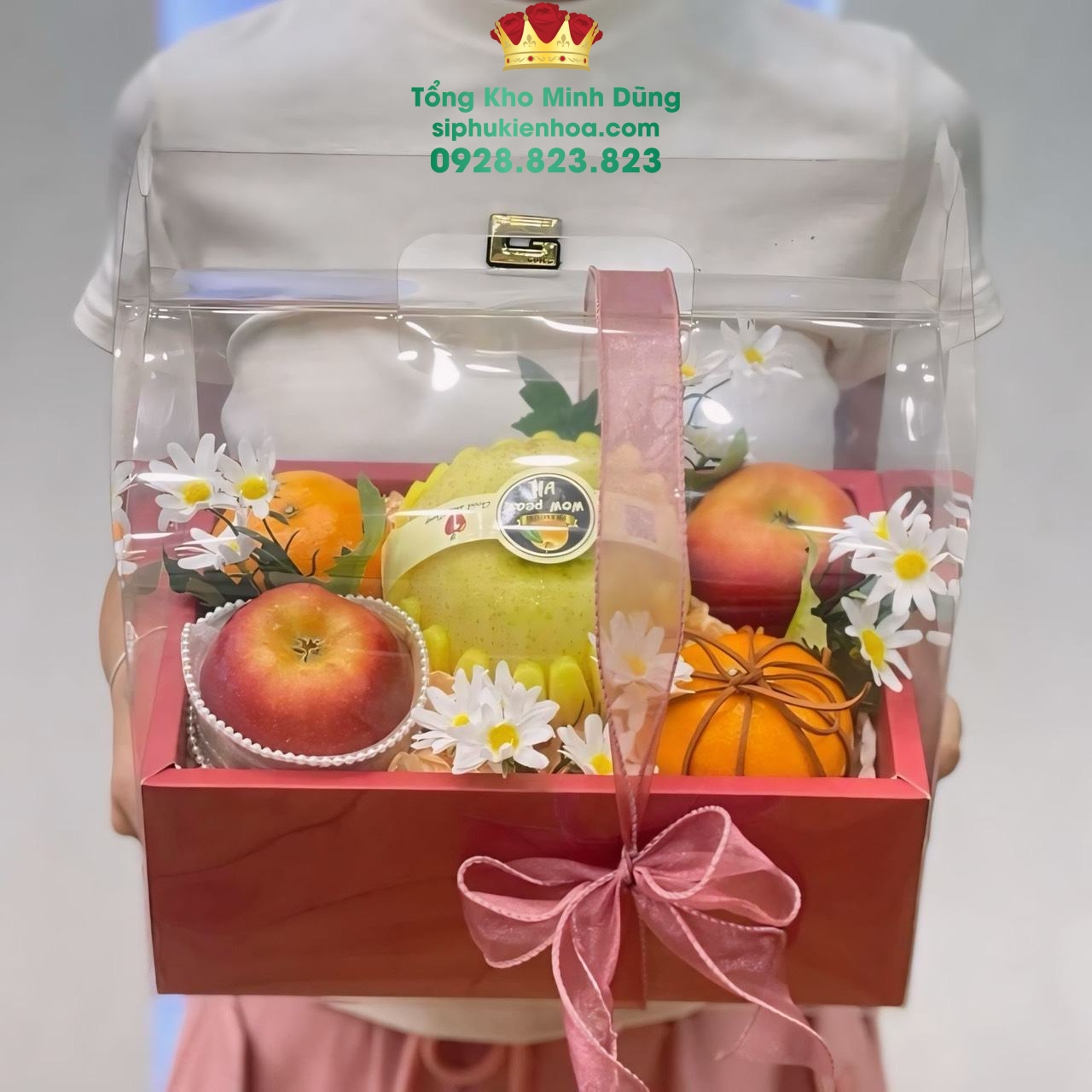 Giỏ Mika Vali 2 Ngăn Cao Cấp (Set 5 Cái) - Sỉ Phụ Kiện Hoa Giỏ Mika Vali 2 Ngăn Cao Cấp (Set 5 Cái) - Ảnh 2