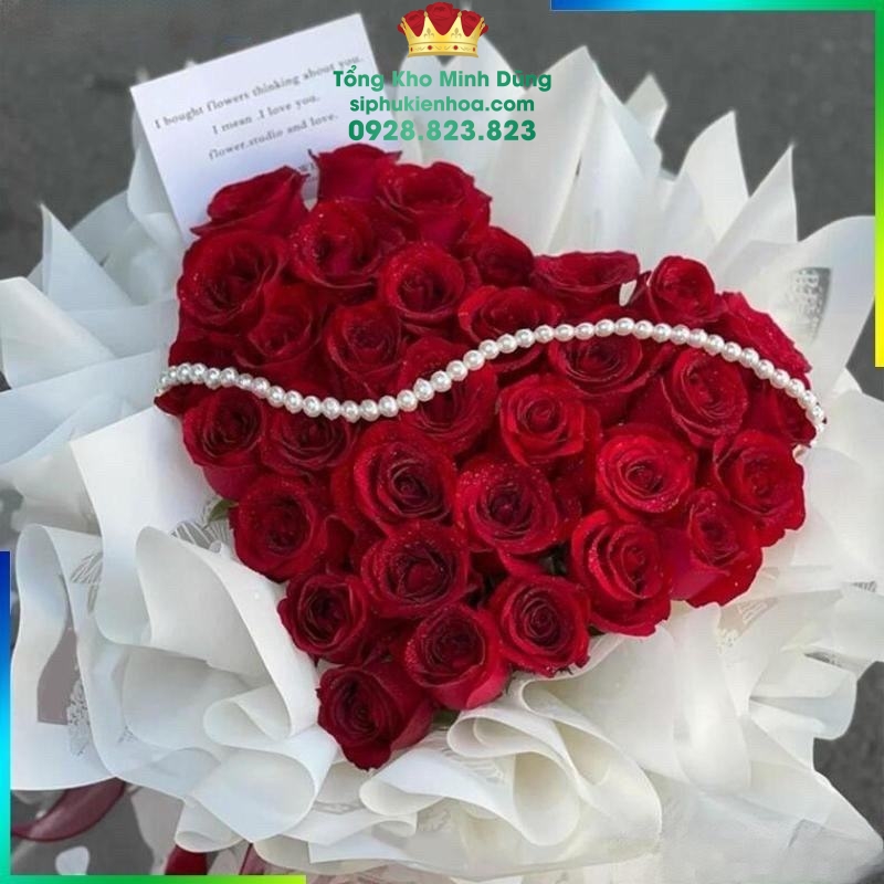 Khung Tim Nhựa Bó Hoa Cao Cấp (Set 6 Khung) - Sỉ Phụ Kiện Hoa Khung Tim Nhựa Bó Hoa Cao Cấp (Set 6 Khung) - Ảnh 2