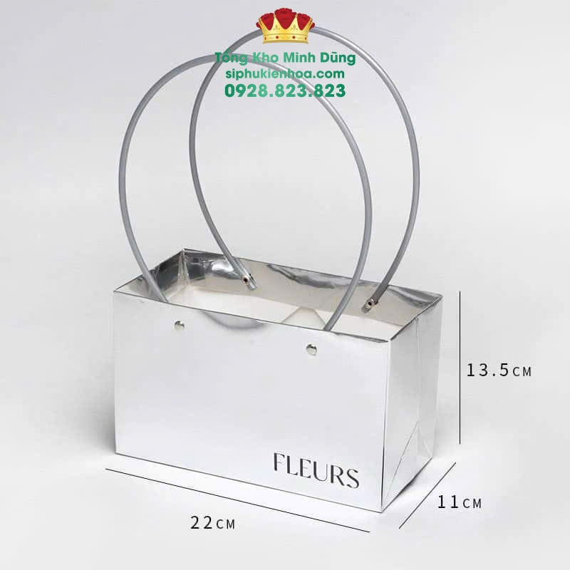 Giỏ Tráng Gương Fleurs Cao Cấp (Set 10 Cái) - Sỉ Phụ Kiện Hoa Giỏ Tráng Gương Fleurs Cao Cấp (Set 10 Cái)