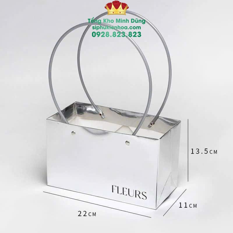 Giỏ Tráng Gương Fleurs Cao Cấp (Set 10 Cái) - Sỉ Phụ Kiện Hoa Giỏ Tráng Gương Fleurs Cao Cấp (Set 10 Cái)