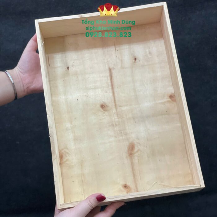 Khay Gỗ Trơn - Set 10 cái