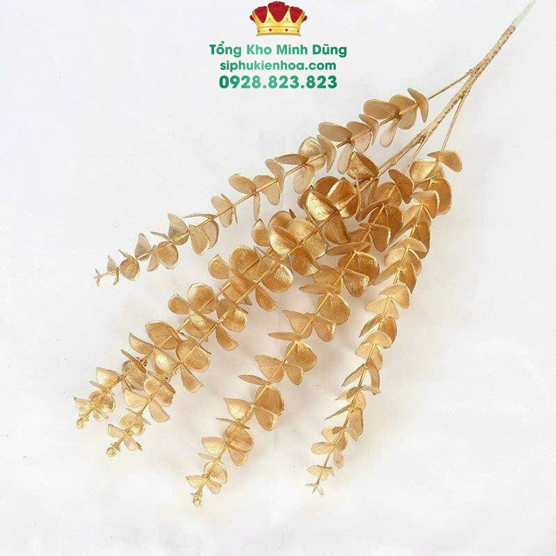 Cành Lá Táo Đồng - Set 10 cành - Sỉ Phụ Kiện Hoa Cành Lá Táo Đồng - Set 10 cành