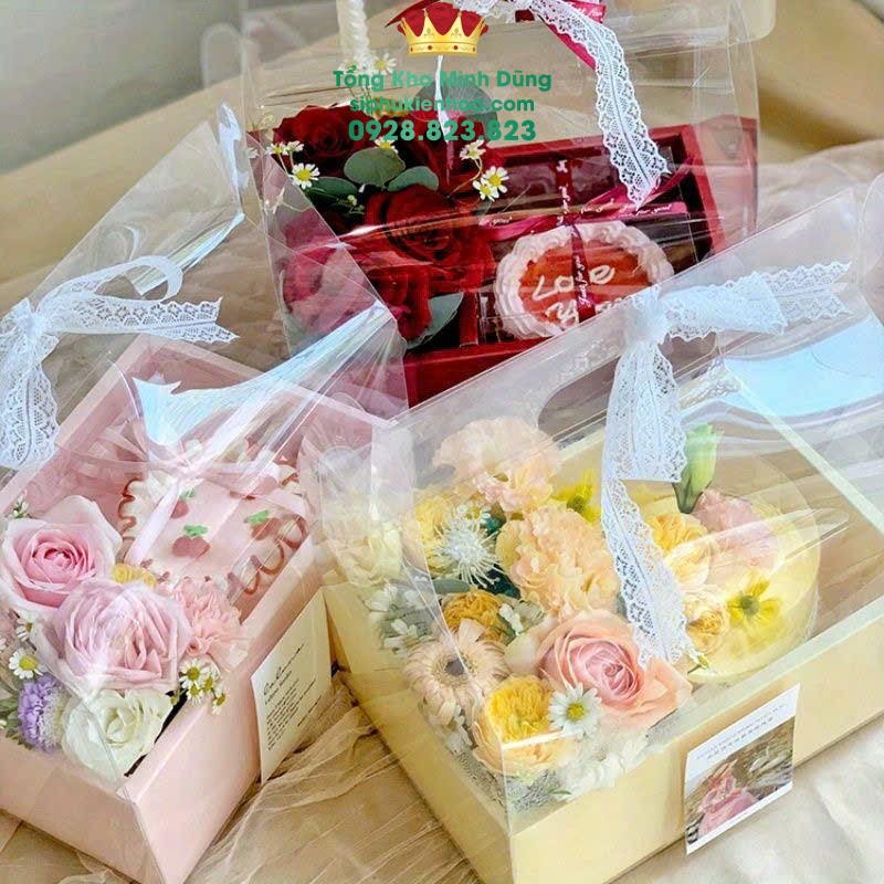 Giỏ Mika Vali 2 Ngăn Cao Cấp (Set 5 Cái) - Sỉ Phụ Kiện Hoa Giỏ Mika Vali 2 Ngăn Cao Cấp (Set 5 Cái) - Ảnh 4