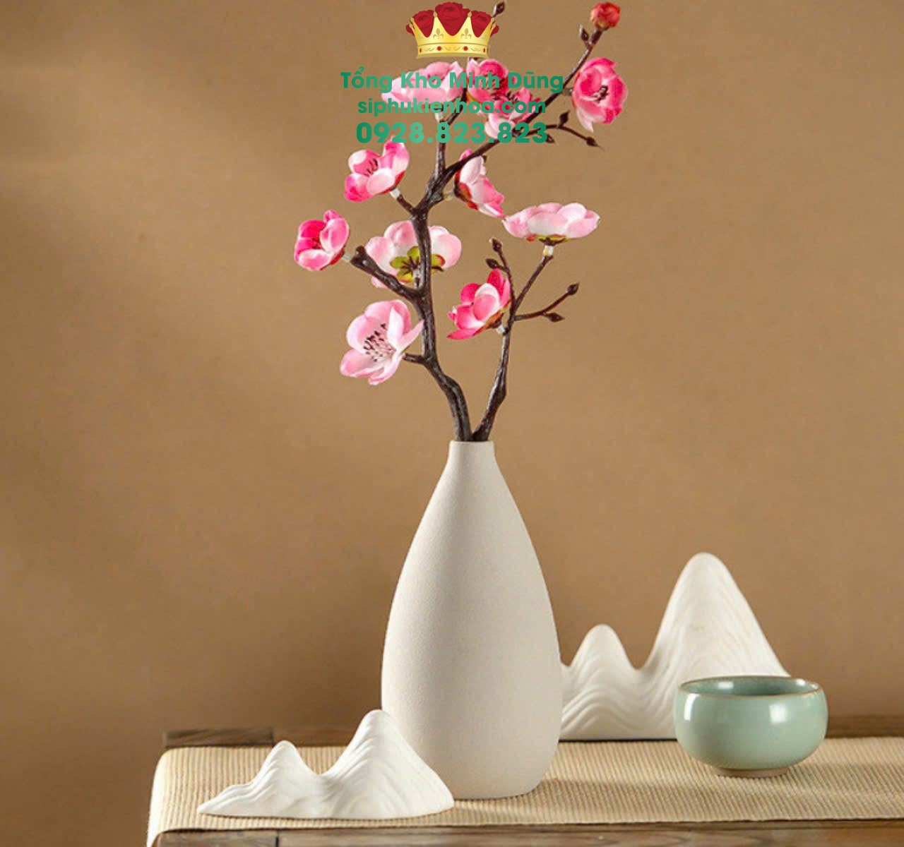 Cành Đào Trang Trí set 10 cành - Sỉ Phụ Kiện Hoa Cành Đào Trang Trí set 10 cành - Ảnh 3