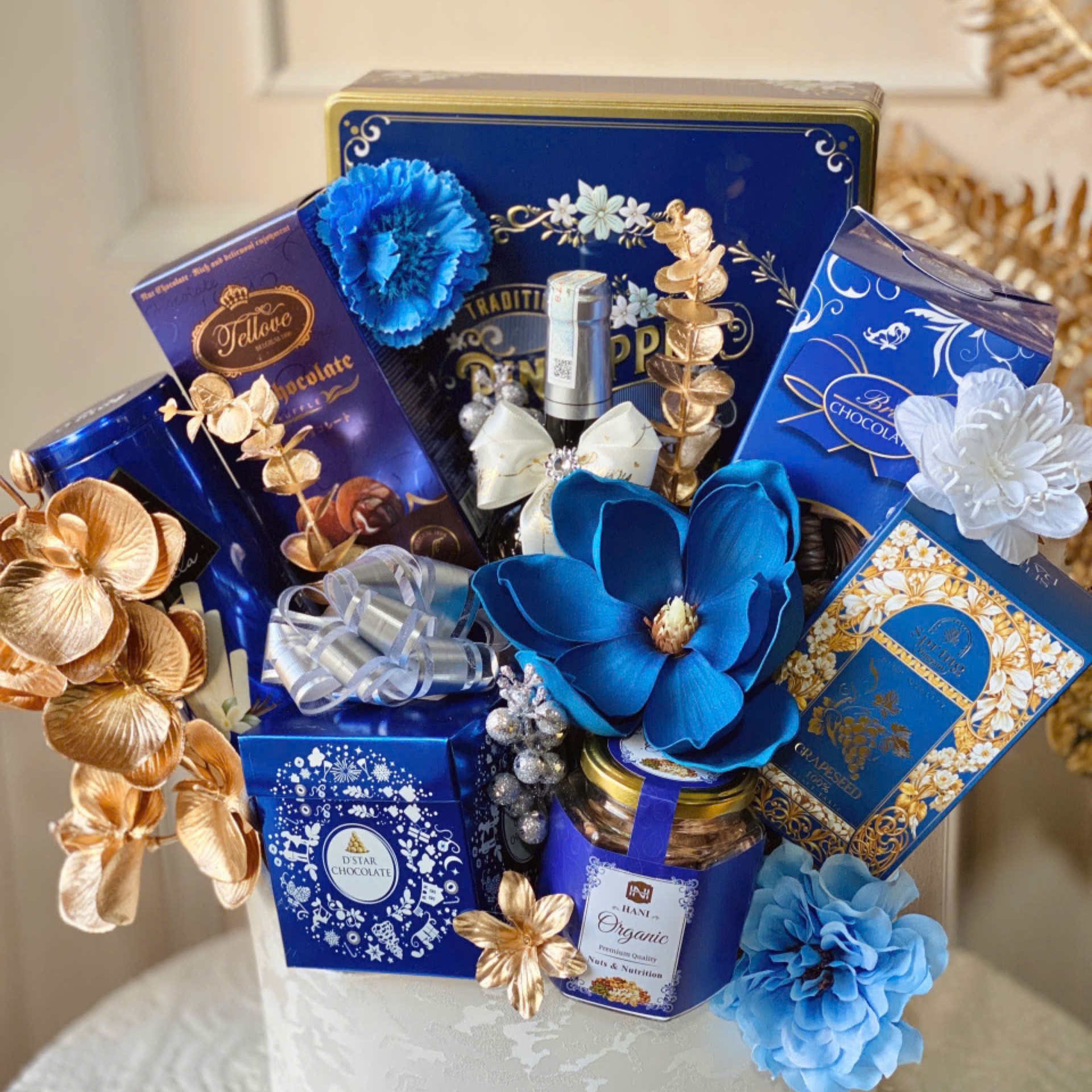 Cành Lan Nhũ Đồng Set 10 cành - Sỉ Phụ Kiện Hoa Cành Lan Nhũ Đồng Set 10 cành - Ảnh 2