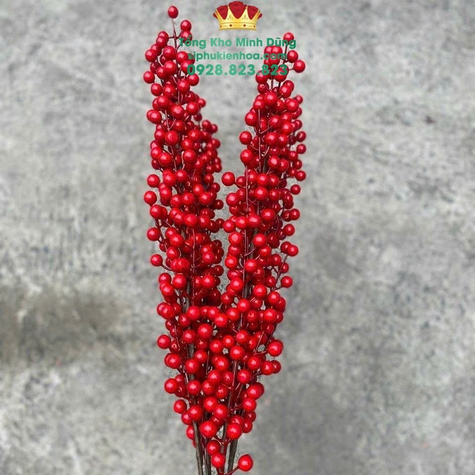 Cành Đông Đào 12 Nhánh - Sỉ Phụ Kiện Hoa Cành Đông Đào 12 Nhánh