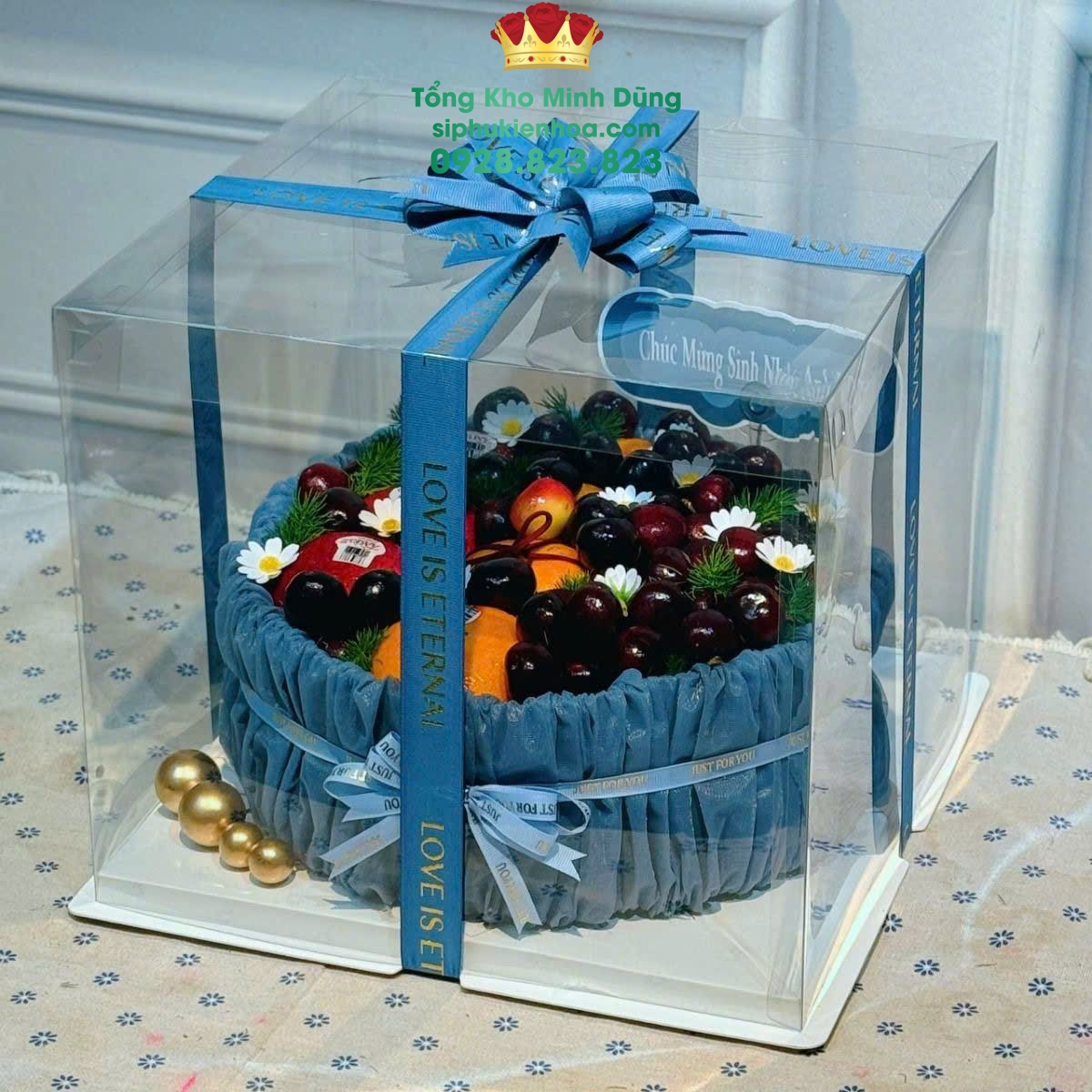 Hộp Trụ Mika Vuông Cao Cấp (Set 5 Cái) - Sỉ Phụ Kiện Hoa Hộp Trụ Mika Vuông Cao Cấp (Set 5 Cái) - Ảnh 2