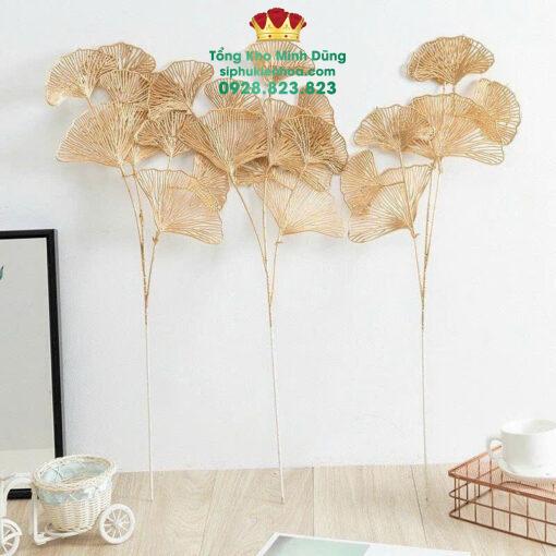 Cành Rẽ Quạt Ánh Đồng Set 10 cành - Ảnh 4