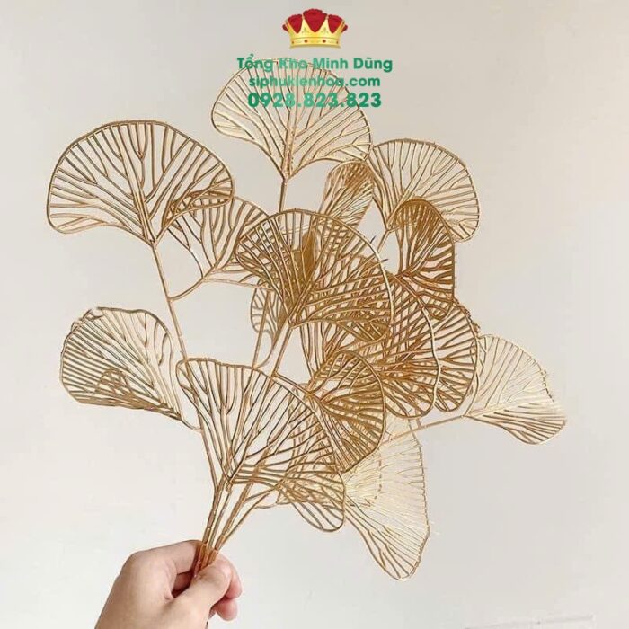 Cành Rẽ Quạt Ánh Đồng Set 10 cành