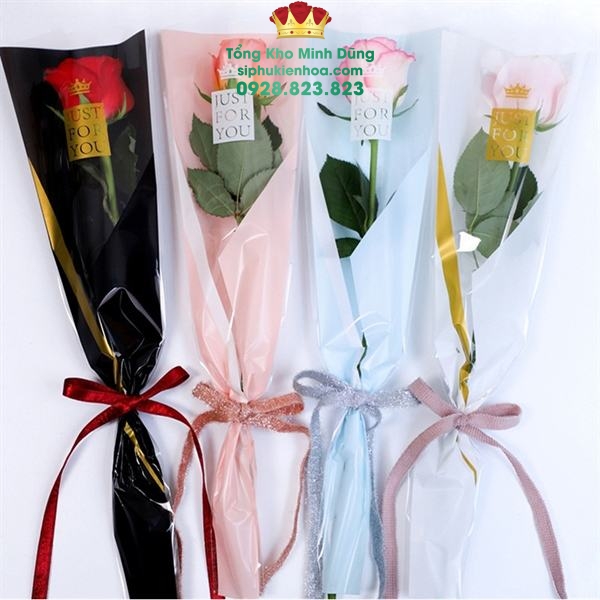 Túi Đựng Hoa 1 Bông Cao Cấp: Just For You - Sỉ Phụ Kiện Hoa Túi Đựng Hoa 1 Bông Cao Cấp: Just For You - Ảnh 2